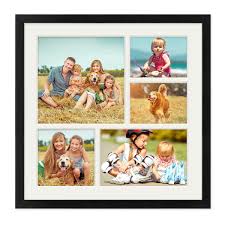 Bilderrahmen aus holz, alu oder kunststoff. Fotocollage Bilderrahmen 30x30 Cm Modern Schwarz Mdf Mit Acrylglas Collagerahmen Bildergalerie Rahmen Fur 5 Bilder Wechselrahmen Mit Passepartout Photolini Bilderrahmen Fotowande Poster Und Geschenke