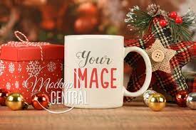 White Christmas Coffee Glass Mug Mock Up Jpg Cup Mockup 163589 Craft Mockups Design Bundles Mugs Christmas Mugs Christmas Crafts Diy