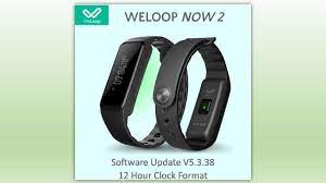 Touch operated which enables switching icon. Weloop Now 2 Update V5 3 38 12 Hour Display Youtube