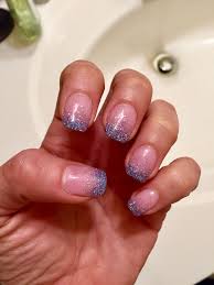Sns dip nails dip manicure sns nails colors dipped nails fall nail colors nail dipping powder colors nailart color changing nails powder nails. Purple Glitter Ombre Sns On Pink Natural Nail Nails Natural Nails Sns Nails