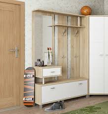 Eine elegant eingerichtete diele mit freundlicher atmosphäre beeindruckt ihren besuch bereits beim eintreten. Buromobel Garderobenset Flurgarderobe Dielenset 130cm Schlammeiche Weiss Modern 59077706 Buro Schreibwaren Cur Aa Ufl Edu