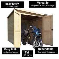 Home insurance is easier with intact. 28mm Motorbike Storage Shed Safe Secure Garden Buildings Direct