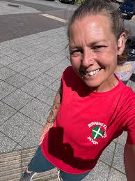 Refusing to believe it's all over 🤣 so this is today's attire as I ran for  a swim. Found my own aid stations with my birthday treat vouchers in town  🤣