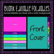 Book Templates Flip Book Tab Book Foldables Templates Flip Book Flip Book Template