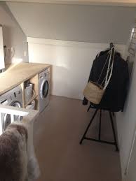 waskamer wasmachine droger ombouw laundry zolder ombouwen wasruimte op zolder waskamer