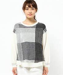 綿タッチアクリル バルキーac wジャガードニットプル ニット セーター alcali アルカリ のファッション通販 zozotown ファッション ジャガード ニット ニット
