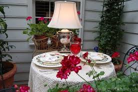 As a general rule, only set out the glassware, tableware, and flatware that you're going to be using. Romantic Table Setting For Two Between Naps On The Porch