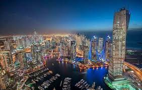 نخيل العقارية تطلق ثلاث علامات فندقية جديدة بدبي صورة أرشيفية لمدينة دبي dubai dubai city glittering lights