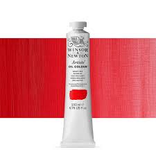 Winsor Newton Artists Oil Paint 200ml Bright Red