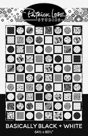 It's all black and white (a free pattern!) using just solid fabrics and an angular, but simple design, this quilt is the epitome of modern. Basically Black And White Quilt