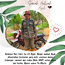 Ucapan selamat hari lahir ibu, emak, mama, ummi dan bonda. Sanah Helwah Ayah