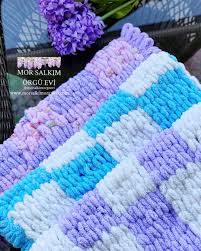 353 Begenme 2 Yorum Instagram Da Mor Salkim Orgu Evi Morsalkimorguevi Ekose Bebek Battaniyelerimiz H Handmade Baby Blankets Loopy Yarn Handmade Blanket