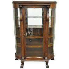 We did not find results for: Antique Tiger Oak Bow Front Curved Glass And Mirror Curio Display China Cabinet For Sale At 1stdibs