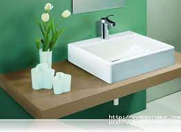 ev dekorumuz dekoratif banyo tezgah ve lavabo modelleri ev dekorasyonu vannaya tualet idei