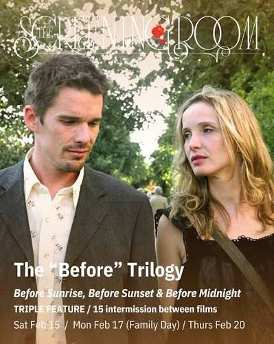 Before Sunrise (1995) turns 30 this year, so the moment has *finally* come  for us to play the Before Trilogy.... come see Before Sunrise, Before  Sunrise and Before Midnight in one day....