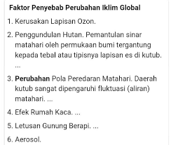 Faktor terjadinya pemanasan global di bumi. Sebutkan Faktor Faktor Yang Menyebabkan Perubahan Iklim Global Brainly Co Id