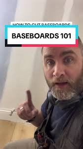 How to Cut A Baseboard While Its