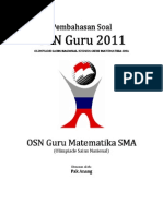 Contoh soal olimpiade matematika sma tingkat provinsi dan pembahasannya bisa dijadikan sebagai bahan latihan untuk menghadapi olimpiade matematika tahun 2018 ini. Soal Dan Pembahasan Osn Matematika Sma Pdf