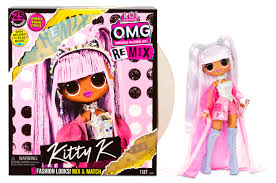 Lol Surprise Omg Remix Kitty K Fashion Doll With 25 Surprises Including Extra Outfit Shoes Hair Brush Doll Stand Lyric Magazine And Record Player Package That Plays Music For Girls
