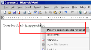 Select show readability statistics in the when correcting spelling and grammar in word section. Identify And Eliminate Passive Voice In Microsoft Word