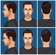 Mod The Sims Timeless Short Hair Bonus Sideburns Short Hair Styles Mens Hairstyles Short Hair