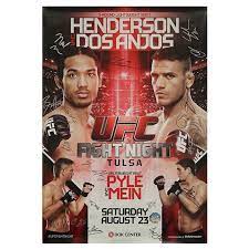Rozenstruik vs gane event on february 27, 2021. Ufc Fight Night 49 Tulsa Henderson Vs Dos Anjos Autographed Event Ufc Store