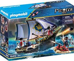 Amazon Com Playmobil Redcoat Caravel 70412 Pirates Toys Games Playmobil Pirate Adventure Pirates