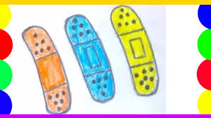 Next, put an absorbent, nonstick pad over the wound. How To Draw A Bandage Step By Step Youtube
