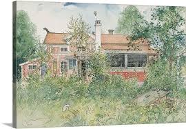 The Cottage From A Home Series C 1895 In 2021 Carl Larsson Artist Painting