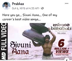 Сетях sivuni aana baahubali the beginning 2015. Prabhasgirlsfc On Twitter Celebrating 4 Years Completion Of Bahubali The Beginning Prabhas Career S Best Song Sivuni Aana And On Shoot Pic Of Song Posted By Himself On Facebook 4iconicyrsofbaahubali Https T Co Uqnznl20le