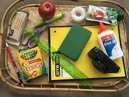 Give each guest a notepad and a pencil. Memory Game Put School Supplies On A Tray Have The Kids Study It Then Take The Tray Away Do Y Word Games For Kids How To Memorize Things Games For Kids