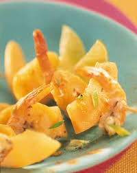 Recette De Brochettes De Melon Philibon Banane Plantain Et Gambas Recette Banane Plantain Recette Recette Brochette