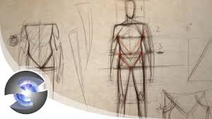 Discover his tips for drawing realistic anatomical figures! How To Draw The Proportions Of The Adult Male Youtube