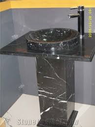 Installing a new vanity is a bathroom update that makes a huge difference. China Nero Marquina Marble Bath Top High Polished Oriental Black Emperador Marble Bathroom Counters Pedestal Vanity Top Gofar Stonecontact Com