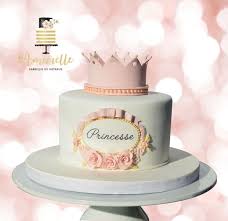 Gateau Princesse Couronne Princess Cake Girl Cakes First Birthday Cakes Cake Designs For Girl