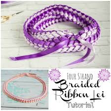 Whether you're making a ribbon lei to celebrate a special occasion or just for fun, the process is simple if you have a little time. Diy Braided Hawaiian Ribbon Lei Super Easy With Video The Artisan Life