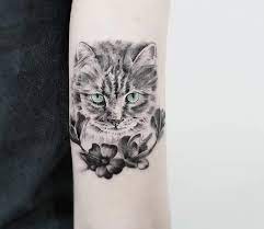 Maybe you would like to learn more about one of these? Cat And Flowers Tattoo By Ilaria Tattoo Art Post 27762