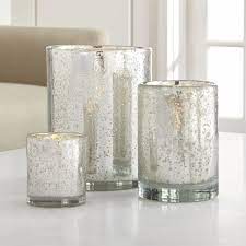 Our hurricane candle holders are a stylish way of displaying your favorite partylite candles, from tealights and large tealights to pillars and jars. Bubbled Silver Glass Hurricane Candle Holder Crate And Barrel Mercury Glass Candle Holders Candle Holders Mercury Glass Candles