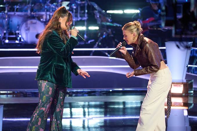 Kayleigh Mathews and Lillie Kolich bring their voices together for a stunning rendition of "Girl Crush" by Little Big Town., #TheVoice Mondays and Tuesdays on NBC and next day on Peacock | The Voice | ...