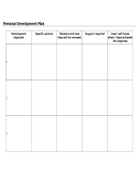 The personal development plan template on the next sheet is available for your personal use. Blank Personal Development Plan Template Free Download