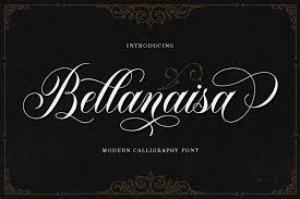 Modern calligraphy fonts modern calligraphy typefaces differ from traditional calligraphy in that they do not adhere to specific lettering rules. Bellanaisa 251447 Calligraphy Font Bundles