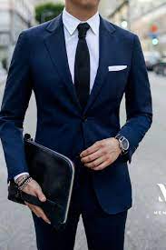 Shop our range of men's blue suits in classic and modern fits cut from wool, cotton, linen and technical fabrics. Navy White Outfit Inspiration For Men Best Mens Fashion Suit Fashion Mens Outfits