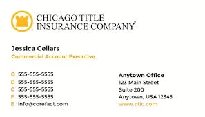 Chicago title insurance company | 9,900 followers on linkedin. Corefact Product Chicago Title Insurance Company Standard