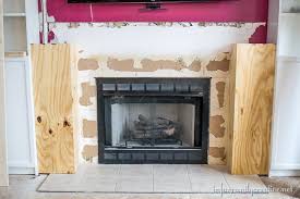 Diy built in fireplace wall. Family Room Makeover Part 2 Framing Out The Fireplace Infarrantly Creative