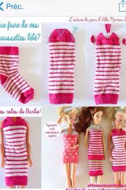 Reuse Recycle Lonely Sock With Those Barbie Dress Sewing Barbie Clothes Dolls Clothes Diy Diy Barbie Clothes