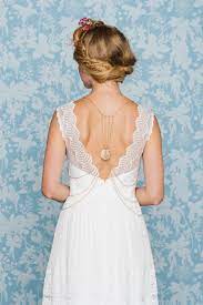 Ultra flach oder mit absatz, um von morgens bis abends zu glänzen. Boho Hochzeitskleid Fliessend Zart Mit Spitzentragern Amaia