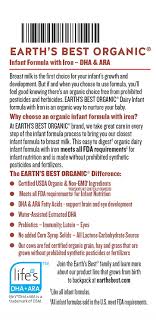 Finding software can be overwhelming. Earth S Best Organic Dairy Infant Powder Formula With Iron Omega 3 Dha And Omega 6 Ara 21 Oz Can Walmart Com Walmart Com