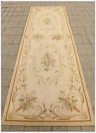 antique light color aubusson area rug