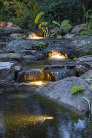 Light Up Your Night In 2020 Water Features In The Garden Waterfalls Backyard Backyard Water Feature