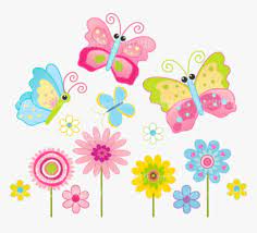 Maybe you would like to learn more about one of these? Flowers And Butterflies Clipart Cute Flower Clipart Png Transparent Png Kindpng
